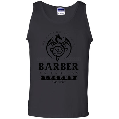 Barber T-shirt The Legend Is Alive Black