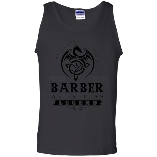 Barber T-shirt The Legend Is Alive Black