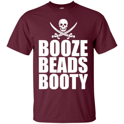 Gasparilla T-shirt Booze Beads Booty Maroon