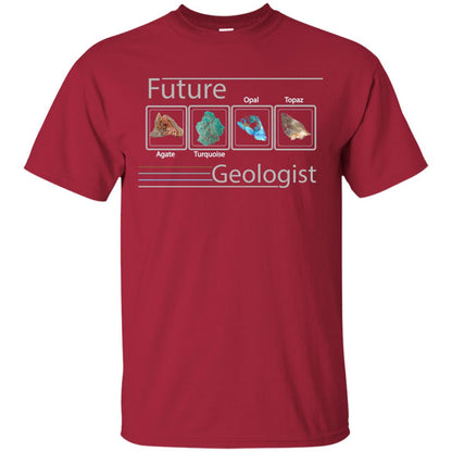 Future Geologist T-shirt Color Rocks Cardinal