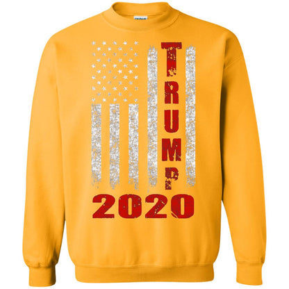 American Flag Vintage Design Trump 2020 T-shirt Gold