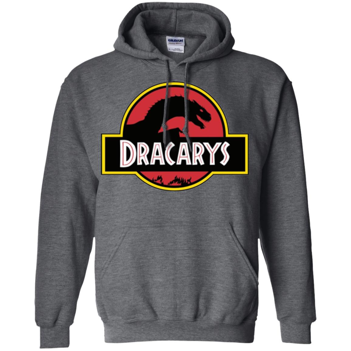 Dracarys Dragon Dinosaur T-shirt Dark Heather