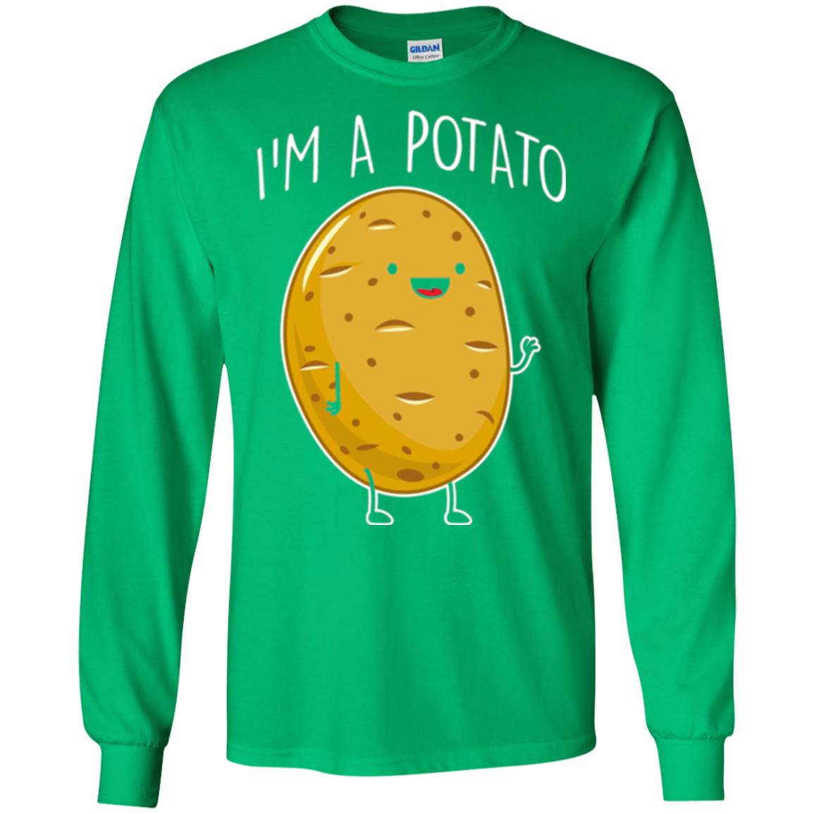 I Am Potato T-shirt Irish Green