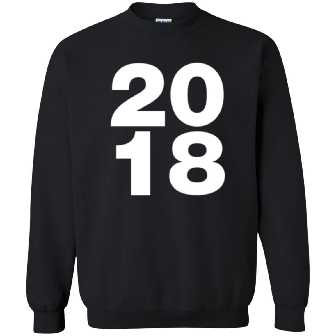 Happy New Year T-shirt 2018 New Year Party T-shirt Black