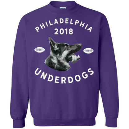 Dog Lover T-shirt Philly Philadelphia Underdogs 2018 Game Day Purple