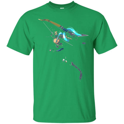 Overwatch Hanzo Dragonstrike Spray T-shirt Irish Green