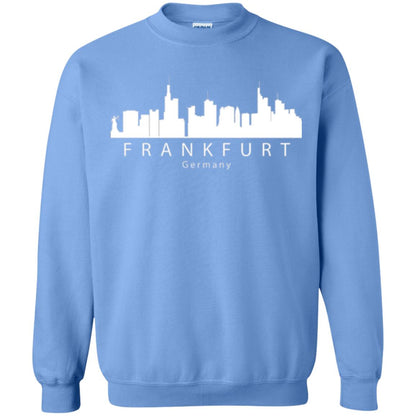 Frankfurt Germany Skyline T-shirt Carolina Blue