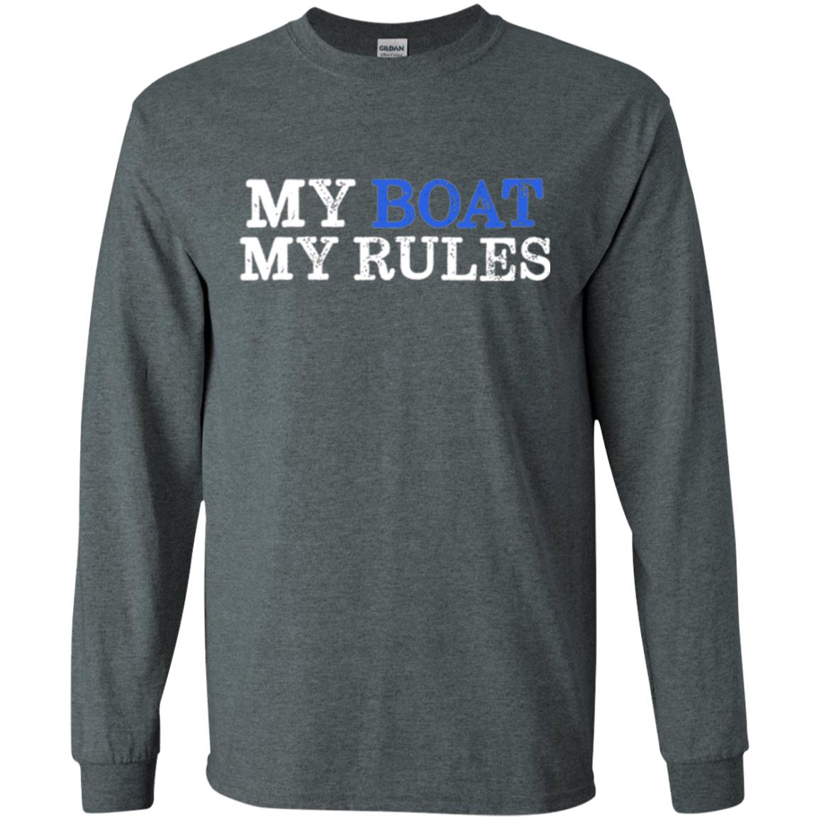 My Boat My Rules T-shirt Dark Heather
