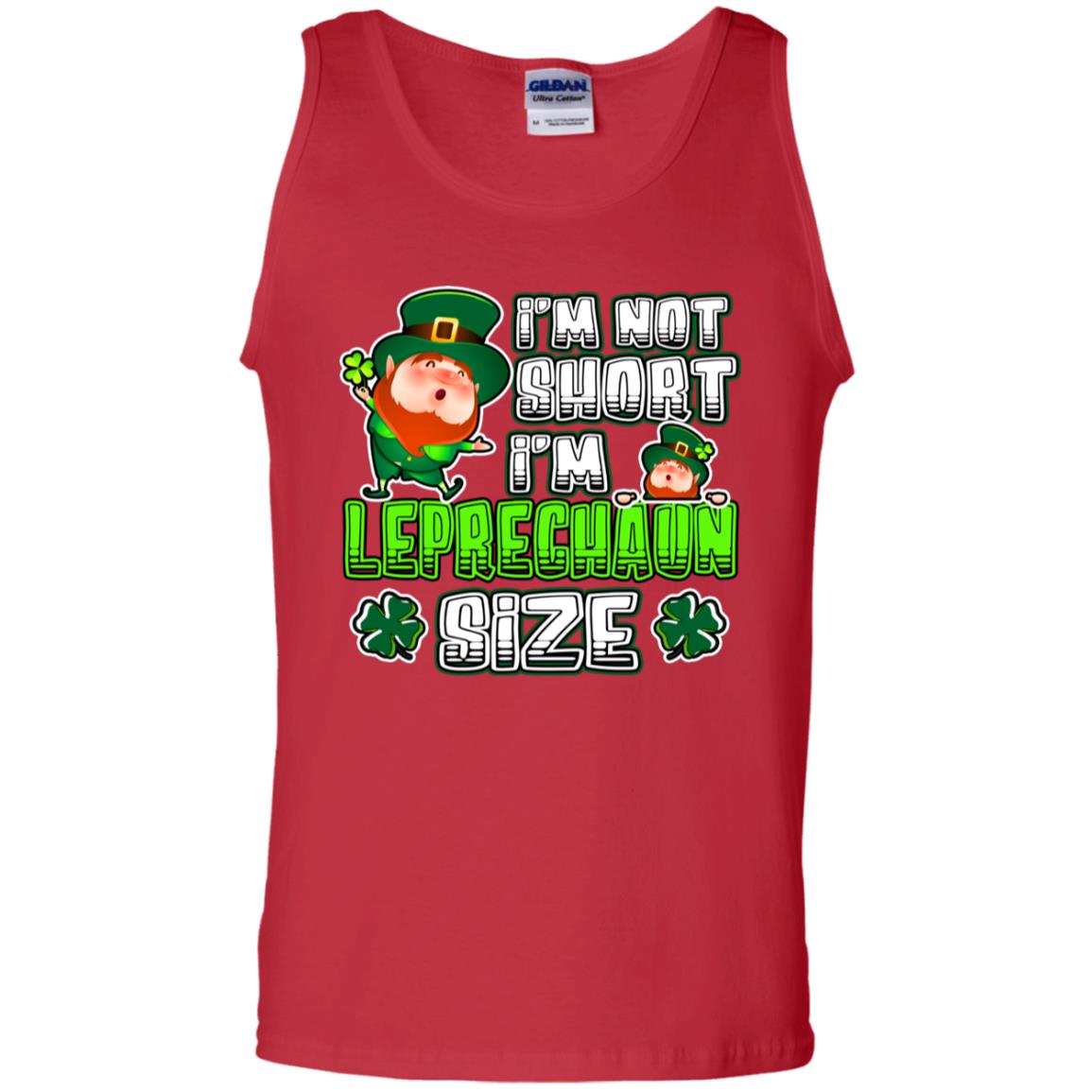 Im Not Short Im Leprechuan Size Irishman Ireland Shirt Red