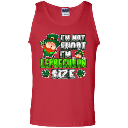 Im Not Short Im Leprechuan Size Irishman Ireland Shirt Red