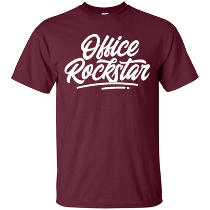 Office Rockstar T-shirt Administrative Professionals Day Maroon