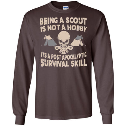 Being A Scout Is Not A Hobby T-shirt Dark Chocolate