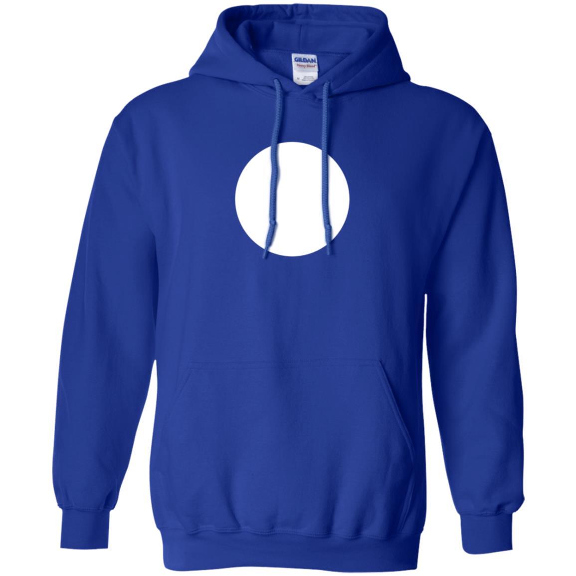 Big White Dot T-shirt Royal