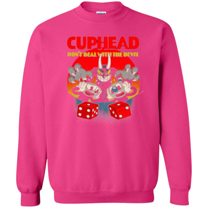 Gamer T-shirt Cuphead Don_t Deal With The Devil Heliconia