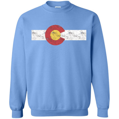 Colorado State Flag T-shirt Patriotic Colorado Day Carolina Blue