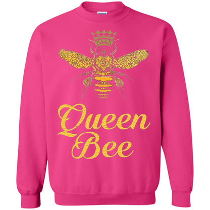 Bee Lover T-shirt Queen Bee Crown T-shirt Heliconia