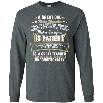 A Great Dad Make Memories Goes On Great Adventures Always Pots His Familly First Dark Heather