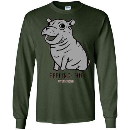 Fiona Hippo Lover T-shirt The Hippo Feeling Hip #teamfiona Forest Green