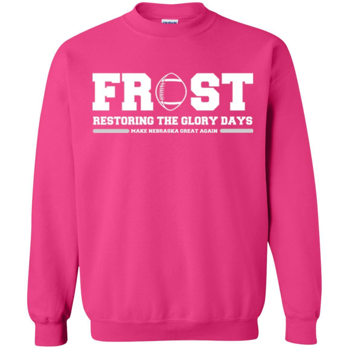 Football T-shirt Scott Frost 2018 Make Nebraska Heliconia