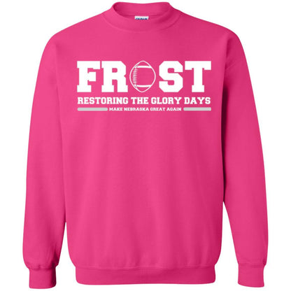 Football T-shirt Scott Frost 2018 Make Nebraska Heliconia