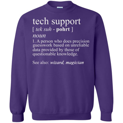 Tech Support T-shirt Purple