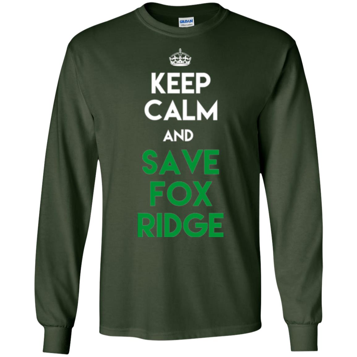 Elementary T-shirt Keep Calm And Save Fox Ridge T-shirt Forest Green