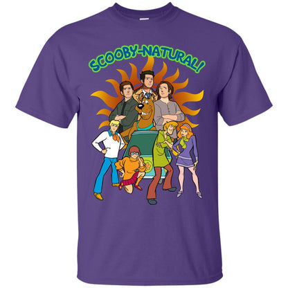 Scooby Natural Mystery Team Cartoon Shirt Purple
