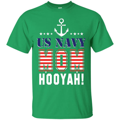 Us Navy Mom Hooyah Shirt Irish Green
