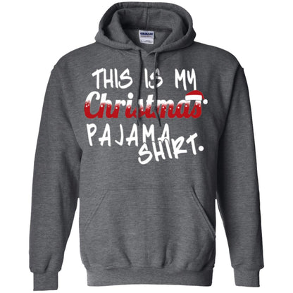 Christmas T-shirt This Is My Christmas Pajama Shirt Dark Heather