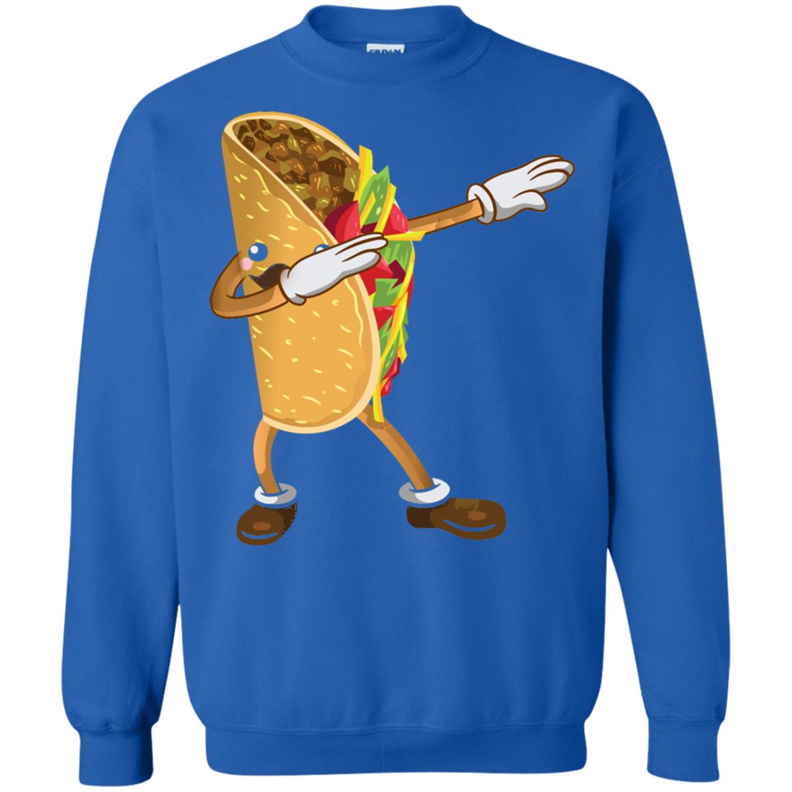 Dabbing Taco Shirt Funny Cinco De Mayo 2018 Royal