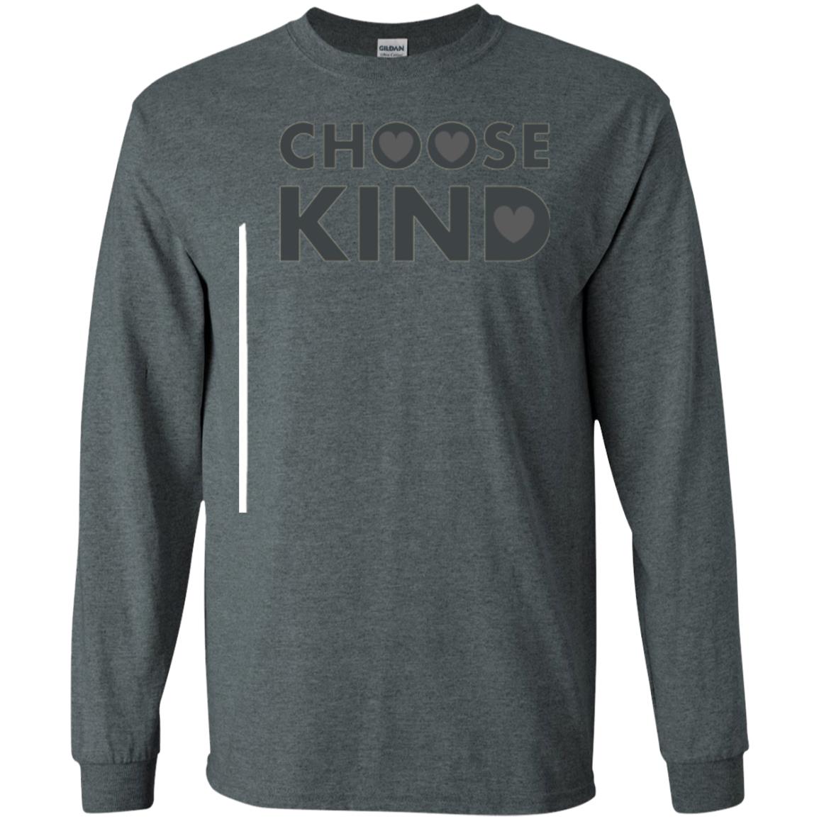 Anti Bullying T-shirt Choose Kind Dark Heather