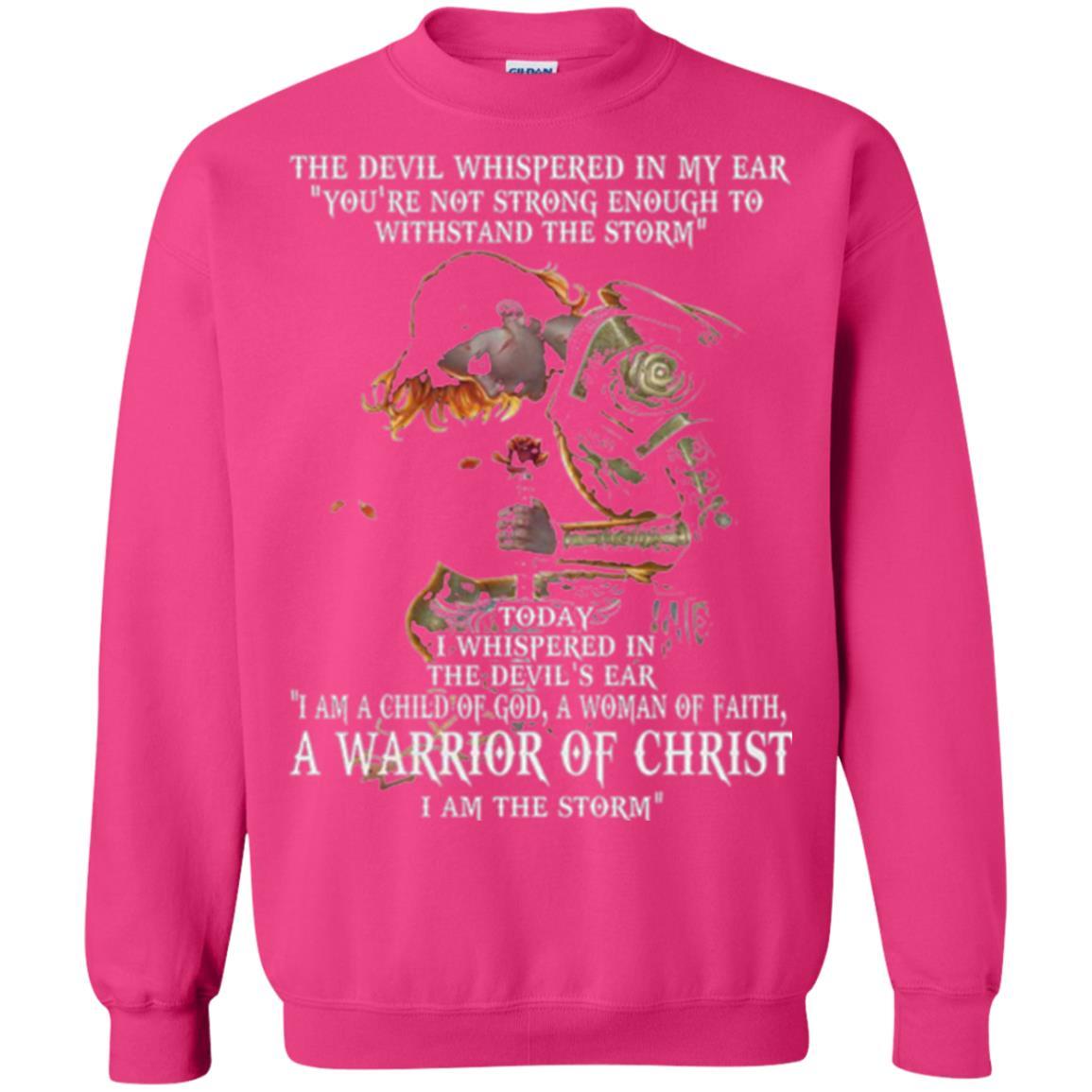 Warrior T-shirt I Am A Child Of God A Woman Of Faith T-shirt Heliconia