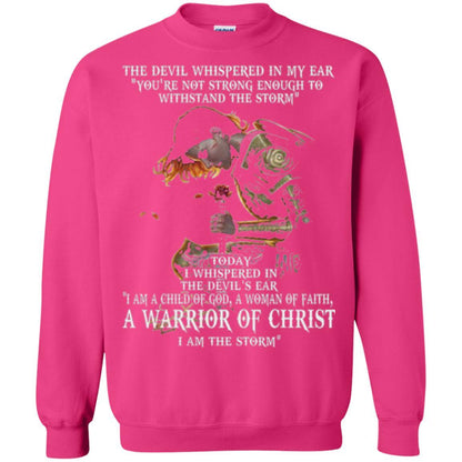 Warrior T-shirt I Am A Child Of God A Woman Of Faith T-shirt Heliconia