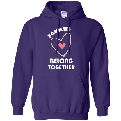Families Belong Together Shirt For Members Of Family Purple