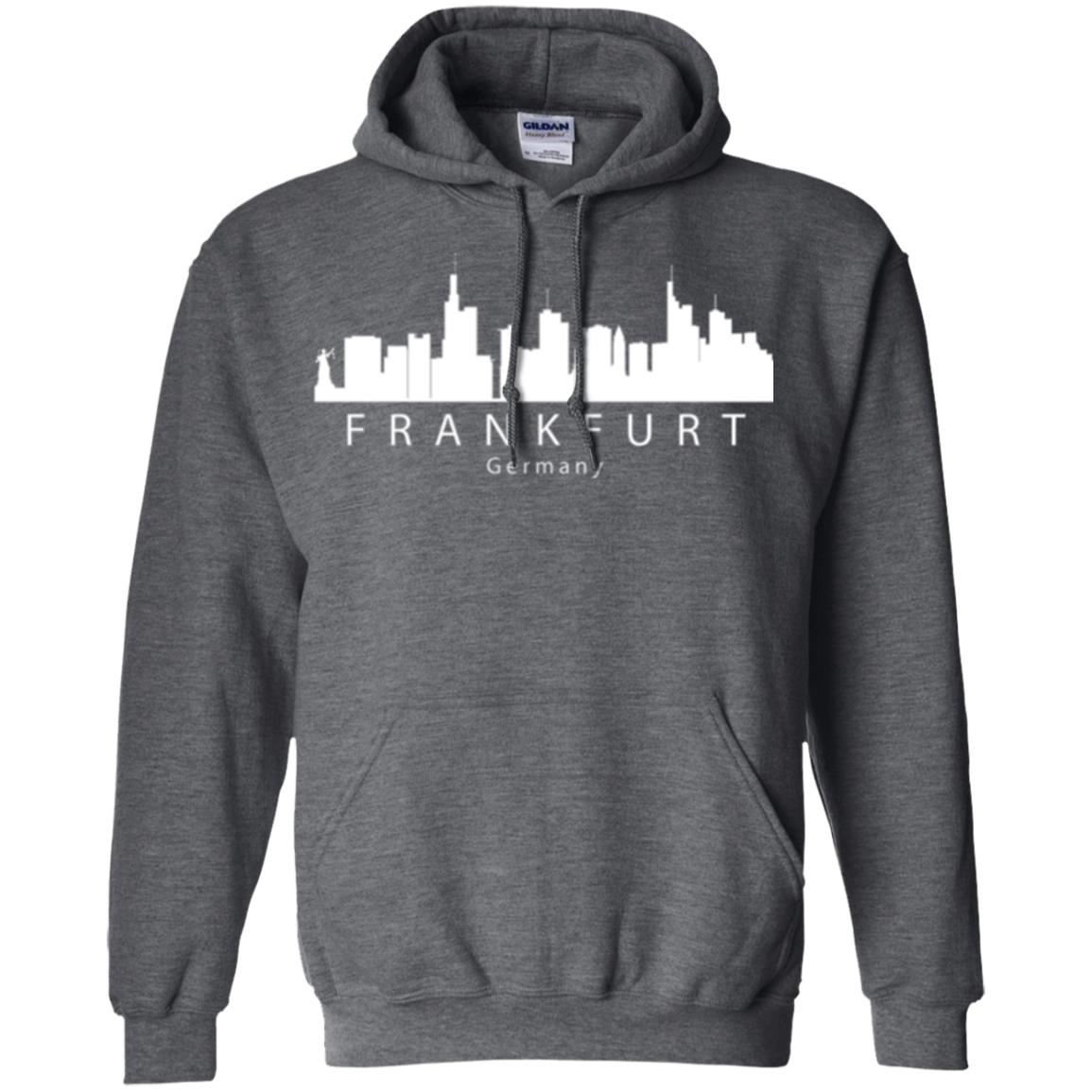 Frankfurt Germany Skyline T-shirt Dark Heather