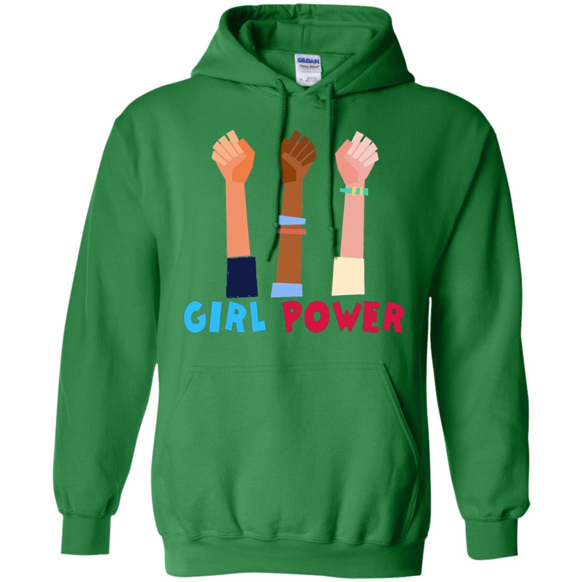 Great Feminist T-shirt Girl Power Irish Green