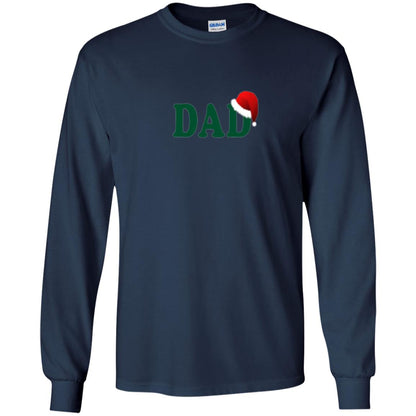 Christmas T-shirt Dad Santa Navy