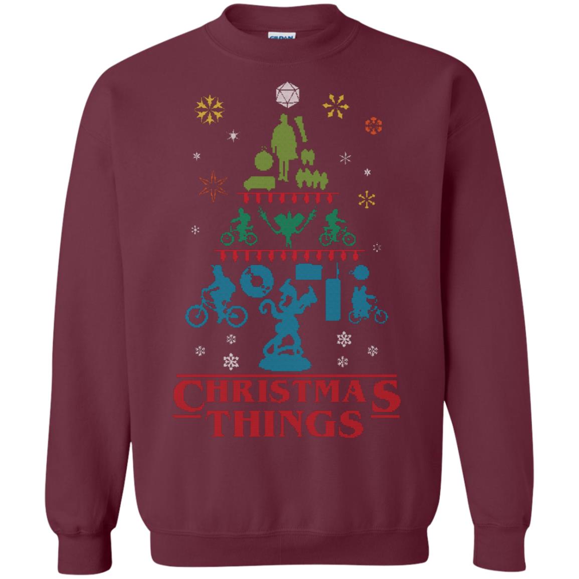Christmas Things Shirts Maroon