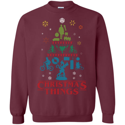Christmas Things Shirts Maroon