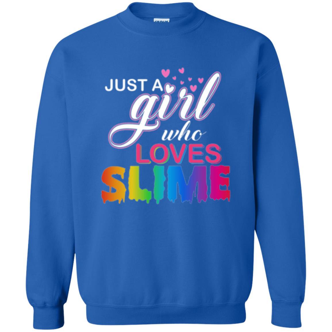 Slime T-shirt Just A Girl Who Loves Slime Royal