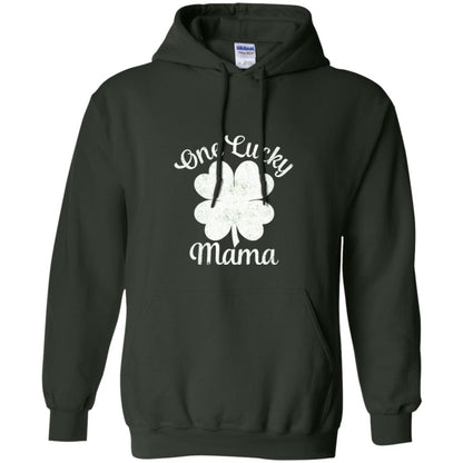 One Lucky Shamrock Mama St. Patrick's Day T-shirt Forest Green