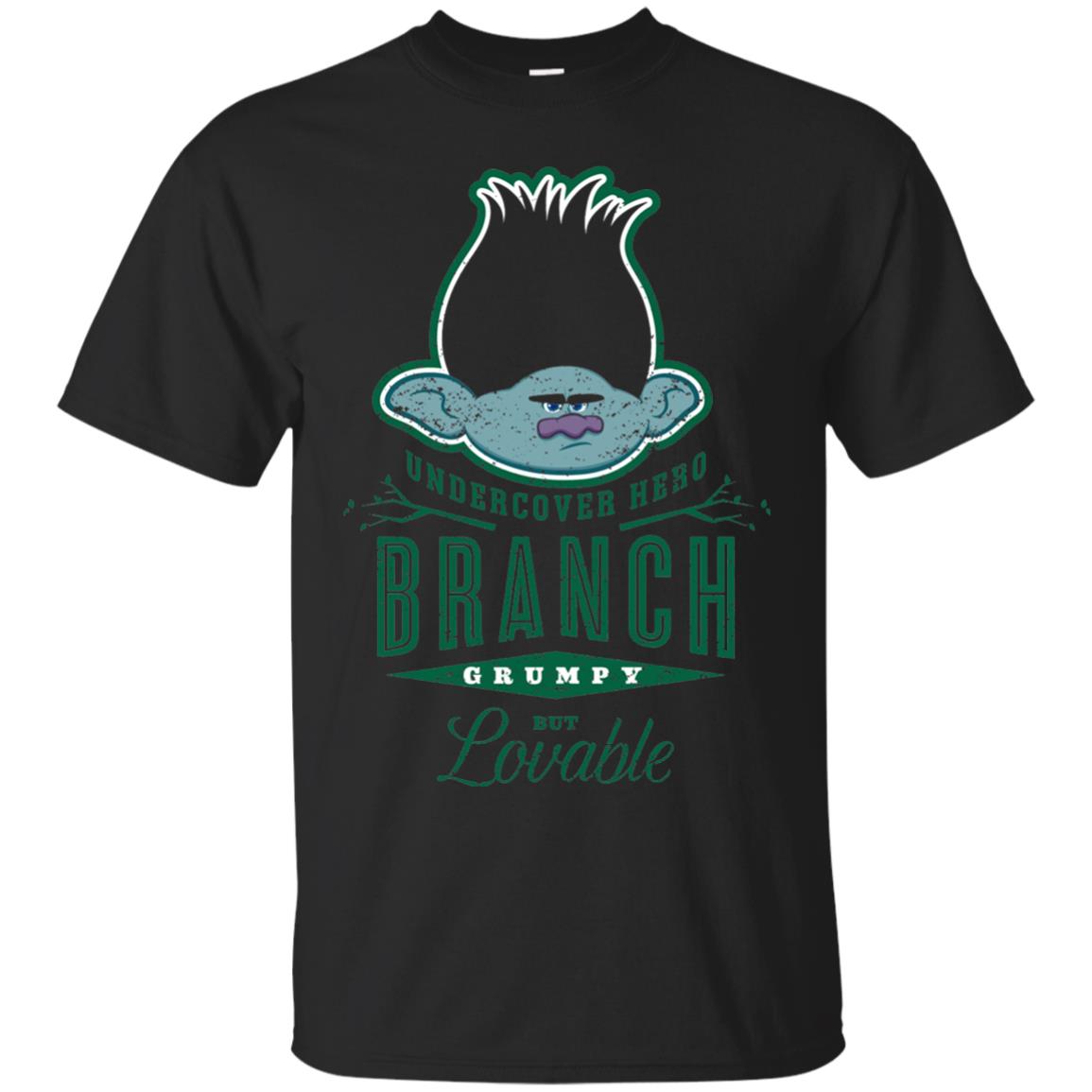 Undercover Hero Trolls Branch Grumpy But Lovable Black