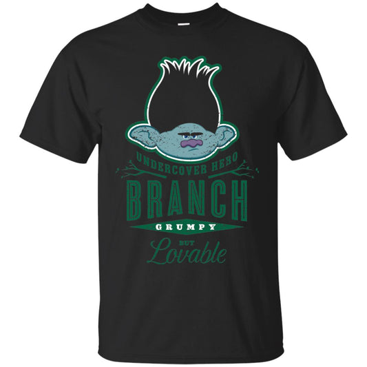 Undercover Hero Trolls Branch Grumpy But Lovable Black