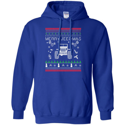 Christmas T-shirt Mery Jeep-mas Jeep Ugly Royal