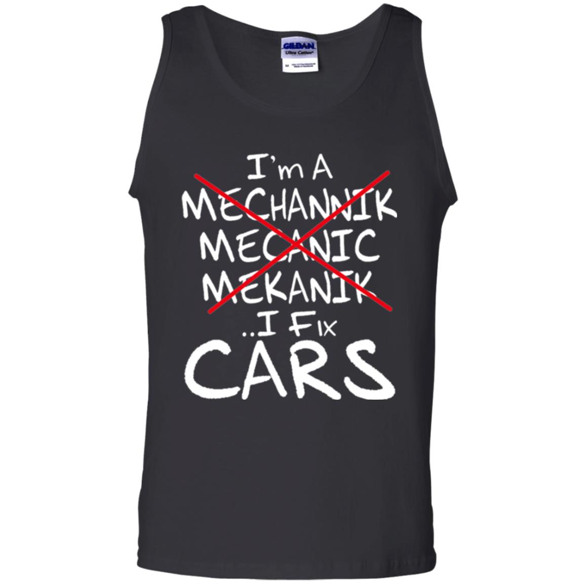 Mechanic T-shirt I Fix Cars Black