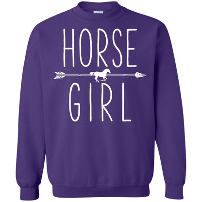 Horse Girl T-shirt I Love My Horses Racing Riding Purple