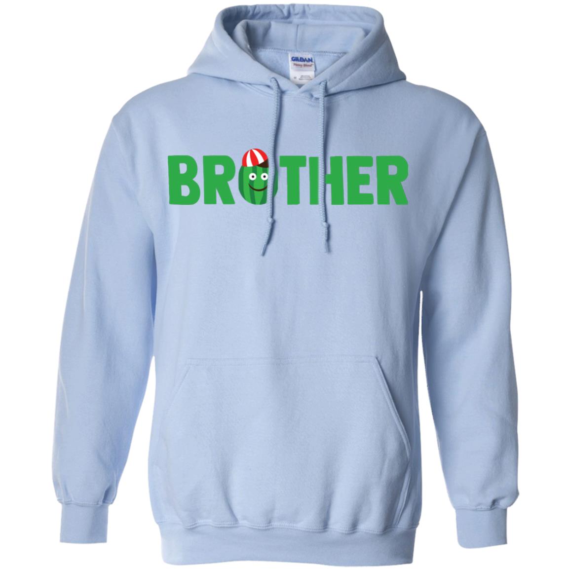 Brother Watermelon Funny Summer Melon Fruit Shirt For Brother Light Blue