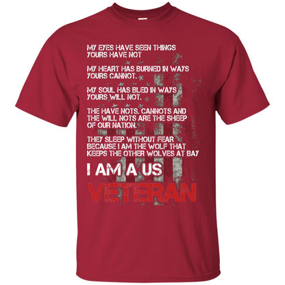 I Am A Us Veteran My Eyes My Heart My Soul Cardinal