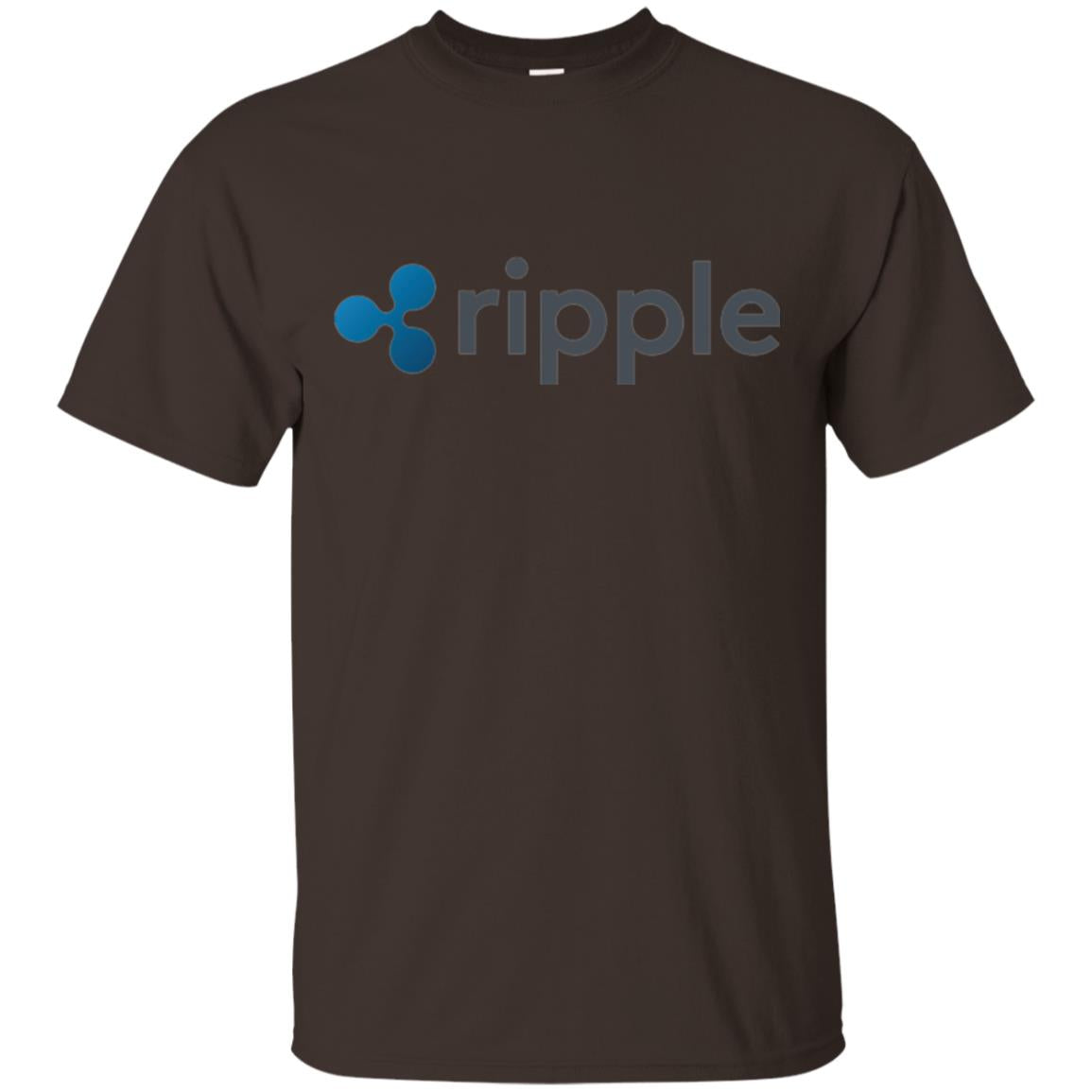 Xrp Ripple Logo T-shirt Dark Chocolate