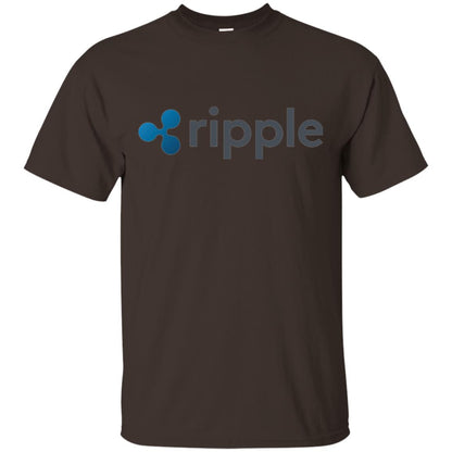 Xrp Ripple Logo T-shirt Dark Chocolate